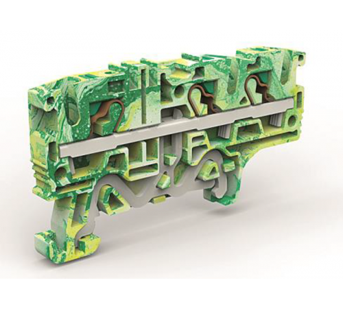 Клемма заземления 3 точки подключения на 4 кв.мм  ZEFCE410  DKC