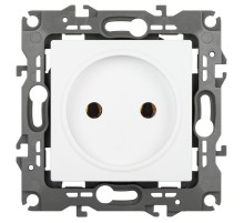 Розетка ЭРА Серия 12 12-2105-01М , 2P, 16А-250В, белый матовый   Б0065704  ЭРА