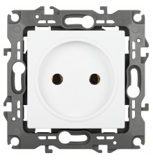 Розетка ЭРА Серия 12 12-2105-01М , 2P, 16А-250В, белый матовый   Б0065704  ЭРА