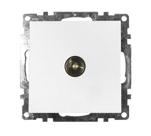 Розетка телевизионная 1-местная (механизм), серия Катрин, GLS00-7108-01, белый  39306  STEKKER