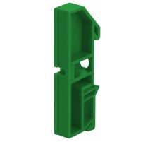 Изолятор для шин  NO-224-67 на DIN-рейку зеленый  Б0062966  ЭРА