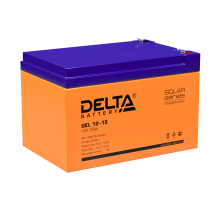 Аккумуляторная батарея Solar серии GEL 12-15 12В/15Ач  GEL 12-15  DELTA