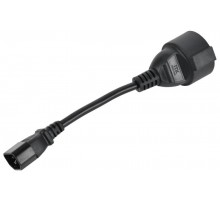 ITK Адаптер PDU 3х1,5 10см с разъёмами C14-Schuko  PC-C14D-10CM  ITK