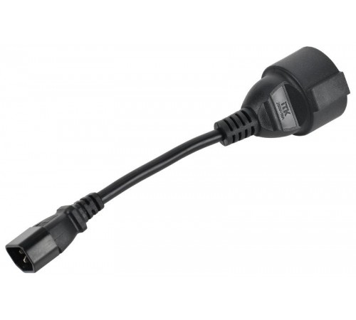 ITK Адаптер PDU 3х1,5 10см с разъёмами C14-Schuko  PC-C14D-10CM  ITK