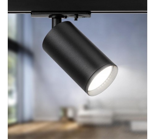 Светильник трековый однофазный TR39-GU10 BK MR16 черный под лампу  Б0053310  ЭРА