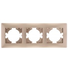 Bravo РАМКА 3-местная,  цвет шампань  С1030-027  GUSI Electric