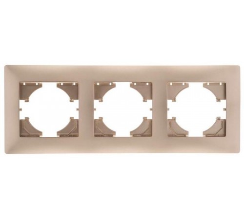 Bravo РАМКА 3-местная,  цвет шампань  С1030-027  GUSI Electric