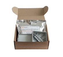 Коробка распределительная двухкомпонентная (HF) с компаундом и с 6-кл. зажимами, сечение до 2,5 мм, 100х100х40 серая IP68 PR80.0176  Промрукав