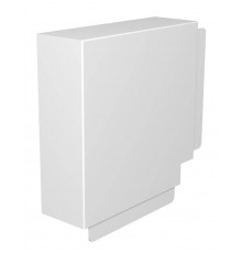 Крышка плоского угла кабельного канала WDK 80x210 мм (ПВХ,белый) (WDK HF80210RW)  6193025  OBO Bettermann