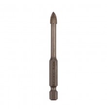 Сверло по стеклу и керамике 6 мм 4 грани шестигранный хвостовик  KR-91-0649  Kranz