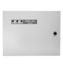 Рез. ист. пит., 24 В, 3,0 А (10 мин-4 А, 2 мин-6 А), свет и звук индикац,емкость 2х7 Ач (без аккум)  РИП-24 исп. 01 (РИП-24-3/7М4)  Болид