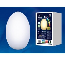 Декоративный аккумуляторный светильник ULG-R003 019/RGB IP54 EGG  UL-00003302  Uniel