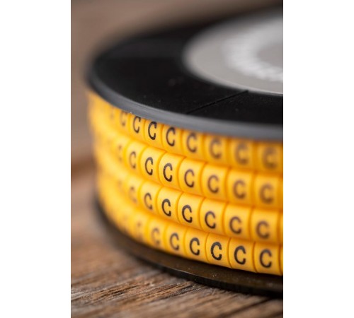 Маркер-кабельный 4,0кв.мм "C" (500шт.) (ЕС-2) EKF PROxima  plc-KM-4-C  EKF