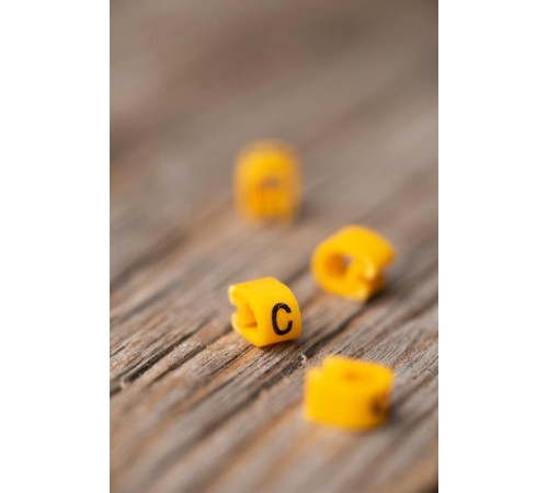 Маркер-кабельный 4,0кв.мм "C" (500шт.) (ЕС-2) EKF PROxima  plc-KM-4-C  EKF