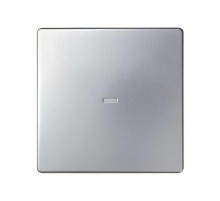 Simon 82 Клавиша для выключателя одноклавишного с подсветкой, S82, S82N, алюминий  8200011-033  Simon