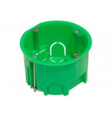 Коробка установочная 68х40 металлические лапки, с саморезами (для полых стен)  КУ1204  HEGEL