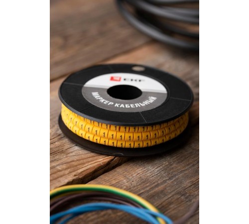 Маркер-кабельный 4,0кв.мм "1" (500шт.) (ЕС-2) EKF PROxima  plc-KM-4-1  EKF