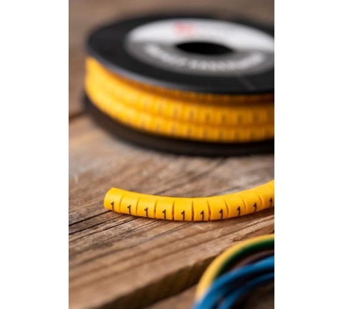 Маркер-кабельный 4,0кв.мм "1" (500шт.) (ЕС-2) EKF PROxima  plc-KM-4-1  EKF