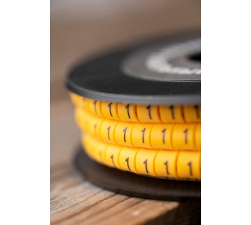 Маркер-кабельный 4,0кв.мм "1" (500шт.) (ЕС-2) EKF PROxima  plc-KM-4-1  EKF