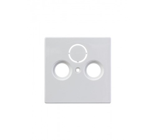 Накладка (центральная плата) для TV-R-SAT розетки, серия solo/future, цвет davos/альпийский белый  1724-0-4332   2CKA001724A4332  ABB