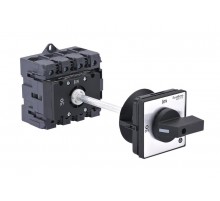 Выключатель-Разъединитель 4P 80A IP20 С ЧЁРНОЙ выносной рукояткой на дин-рейке/плате  MSD80440B  SE