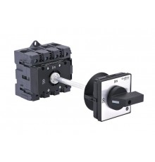 Выключатель-Разъединитель 4P 80A IP20 С ЧЁРНОЙ выносной рукояткой на дин-рейке/плате  MSD80440B  SE