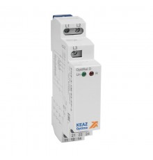 Реле контроля фаз OptiRel D PHS-3-1M-03-PP-2 чередования обрыва фаз 3Ф 2СО  331997  КЭАЗ
