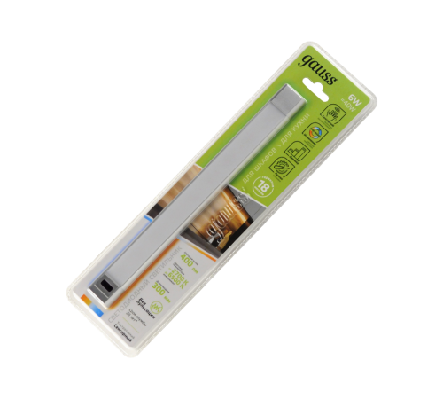 Светильник сенсорный модель B 6W 400lm 2700K-6500K 170-260V 300mm диммируемый IR 1/10/40  9019531206-T  Gauss