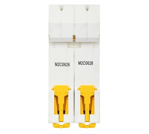 Выключатель автоматический двухполюсный M06N 2P C 6А 6кА ARMAT  AR-M06N-2-C006  IEK