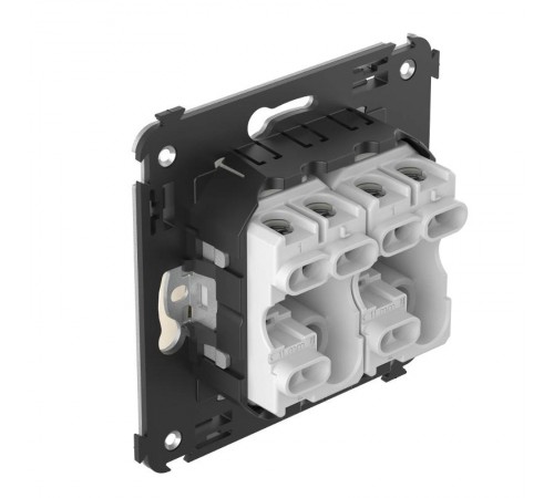 Выключатель двухклавишный в стену, "Avanti", "Ванильная дымка"  4405104  DKC