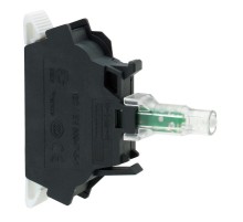 КОНТ. БЛОК СО СВЕТОДИОДОМ, ЗЕЛЕНЫЙ, 230В  ZBVM35  Schneider Electric