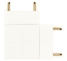 Коннектор  TRM-S5-CC WH угловой для тонкого магнитного шинопровода белый  Б0059023  ЭРА