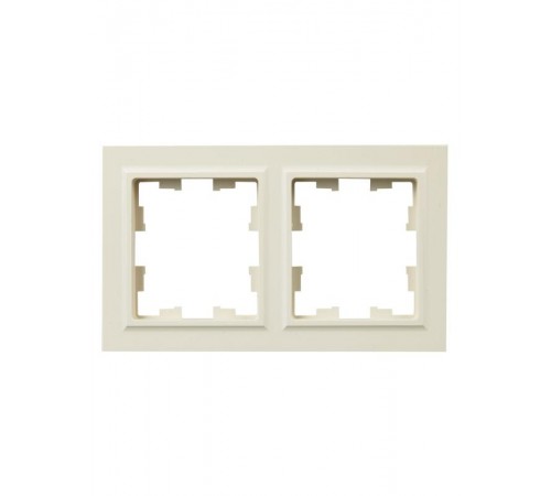 BRITE Рамка 2-ая IP44 РУ-2-БрКр-44 бежевый  BR-M22-44-K10  IEK
