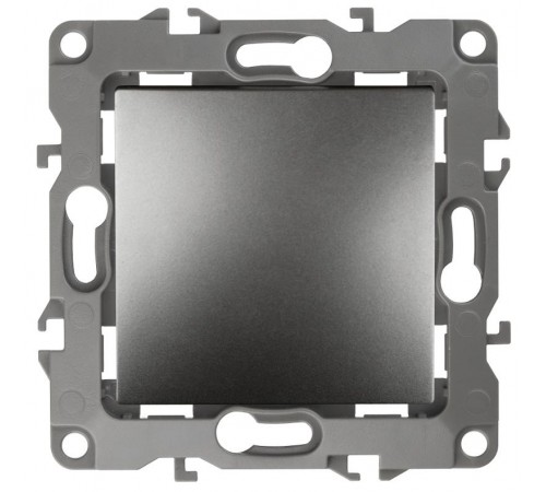 Выключатель 12-1101-12   10АХ-250В,  графит  Б0019276  ЭРА