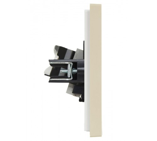 FORTE&PIANO Розетка двойная RJ11+RJ45 кат.5E FP435 ваниль  FP-KT20-O-1-K10  IEK