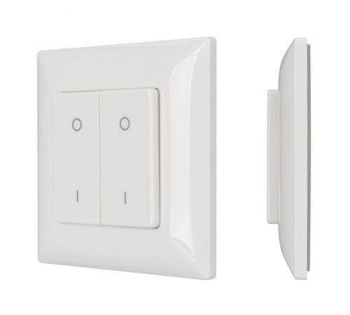 Панель SMART-P47-DIM-P-SUF (3V, 2 зоны, Knob, 2.4G) (Arlight, Пластик)  028301  Arlight