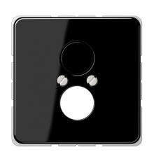 Крышка для 2-х гнезд; черная  CD562SW  Jung