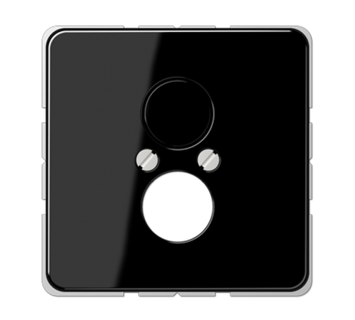 Крышка для 2-х гнезд; черная  CD562SW  Jung