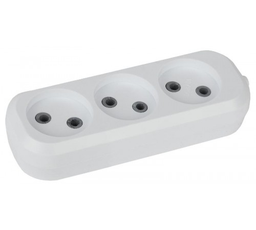 Колодка 3гн KX-3 без зазeмл  Б0028331  ЭРА