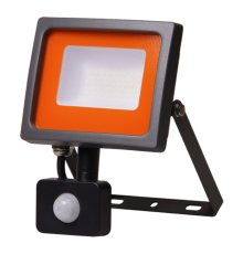 Прожектор светодиодный СДО PFL-SC Sensor 30Вт 6500К IP54 (матовое стекло)  5001411  Jazzway