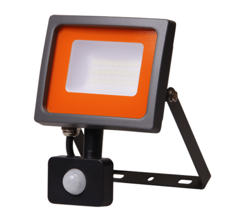Прожектор светодиодный СДО PFL-SC Sensor 30Вт 6500К IP54 (матовое стекло)  5001411  Jazzway