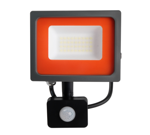 Прожектор светодиодный СДО PFL-SC Sensor 30Вт 6500К IP54 (матовое стекло)  5001411  Jazzway