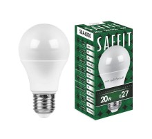 Лампа светодиодная SBA6020 20W 2700K 230V E27 A60  55013  SAFFIT