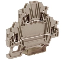 HMD.1GR, 2-х уровневый проходной зажим, серый, 1,5 кв.мм  ZHD200GR  DKC