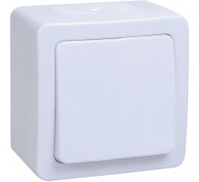 ГЕРМЕС PLUS белый Выключатель 1-клавишный О/У IP54 ВС20-1-0-ГПБ  EVMP10-K01-10-54-EC  IEK