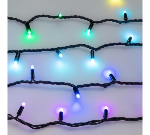Светодиодная гирлянда ARD-STRING-PRO-10000-BLACK-95LED-LIVE RGBW-DMX (24V, 10W) (Ardecoled, IP65)  031751  Arlight