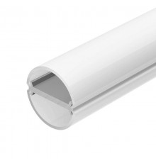 Профиль ARH-ROUND-D20-DUAL-2000 ANOD (Arlight, Алюминий)  039218  Arlight