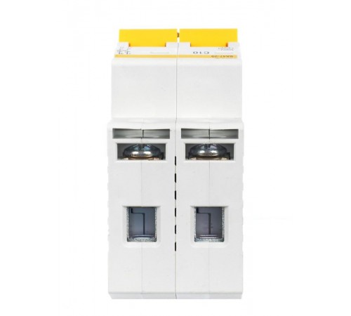 Выключатель автоматический двухполюсный ВА47-29 10А C 4,5кА KARAT  MVA20-2-010-C  IEK