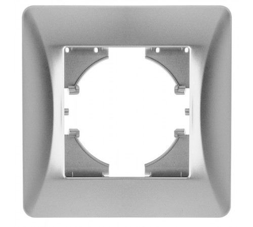 Ugra РАМКА 1-местная,  цвет  серебро.  С1110-004  GUSI Electric