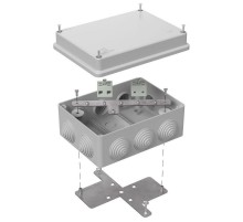 Коробка огнестойкая для о/п 40-0310-FR6.0-4 Е15-Е120 RAL7035 150х110х70 (6 шт/кор) серая  40-0310-7035-FR6.0-4  Промрукав